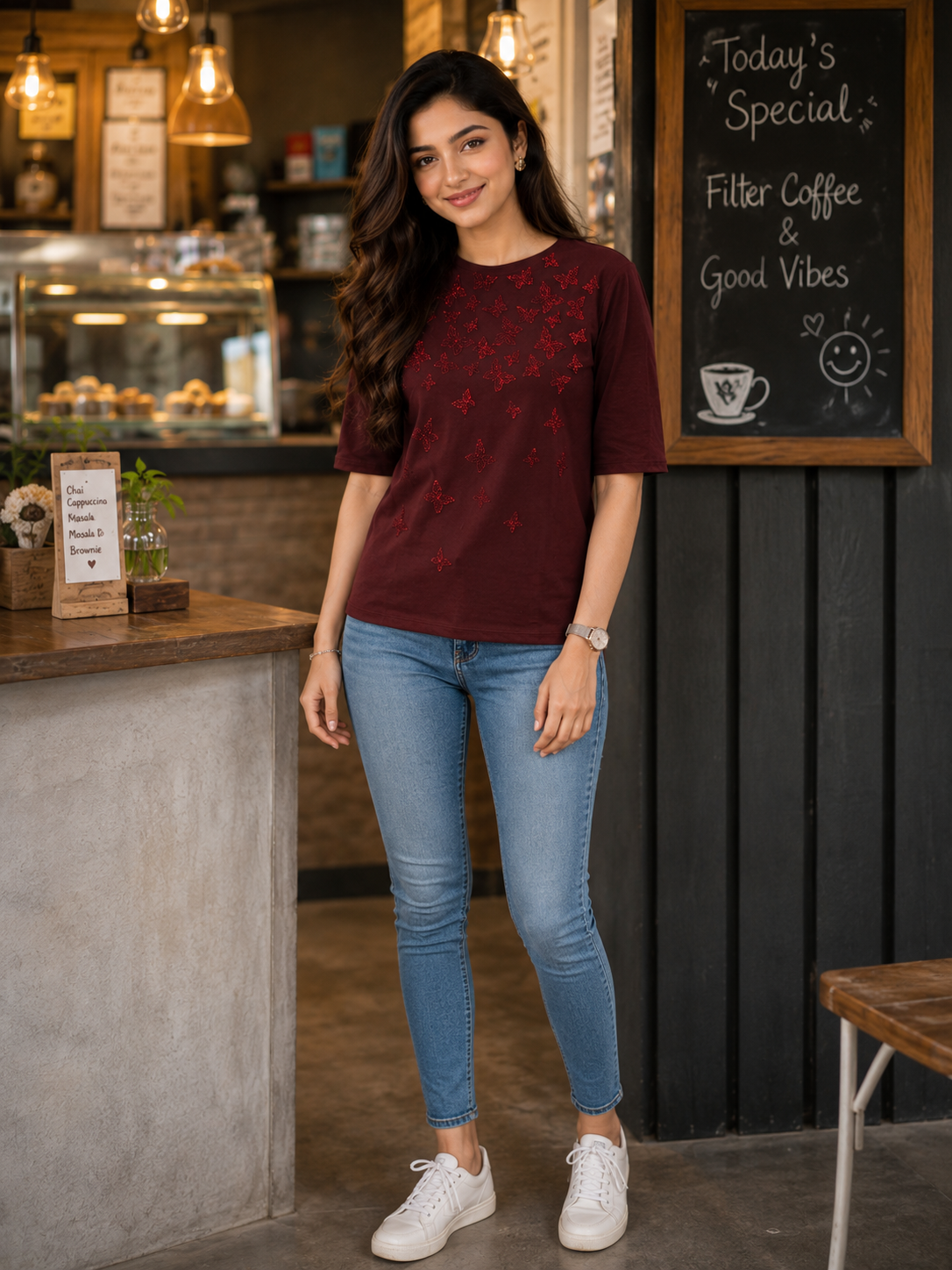 Glam Shin Butterfly Bliss Top