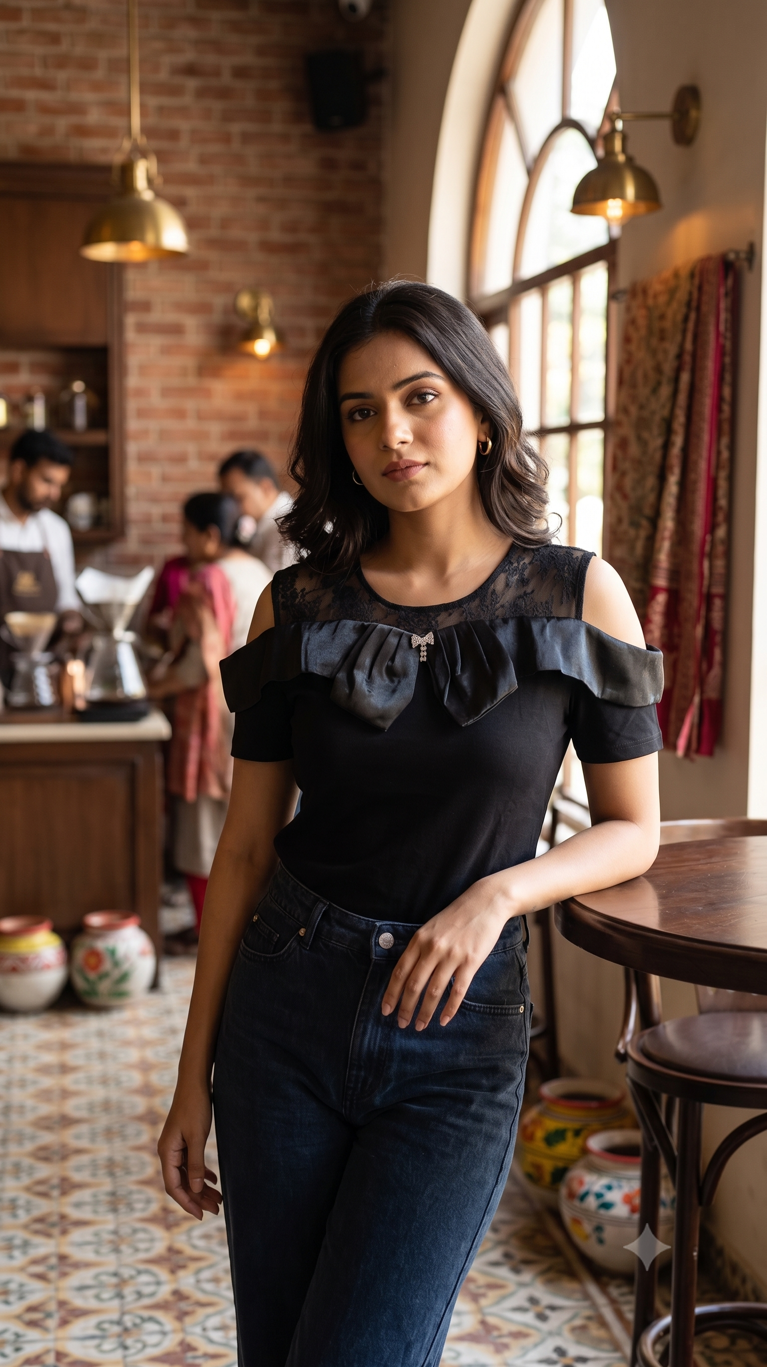 Luxe Off Shoulder Lace Top