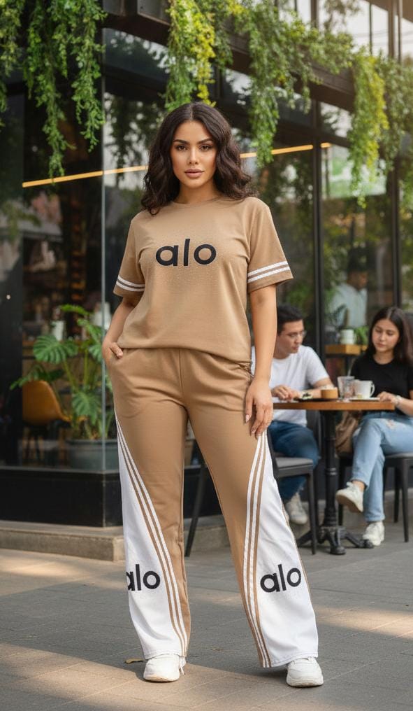 Mocha Wide-Leg Co-ord set