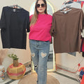 Glam Game Strong – Sparkle Tees in Black,white Brown & Hot Pink