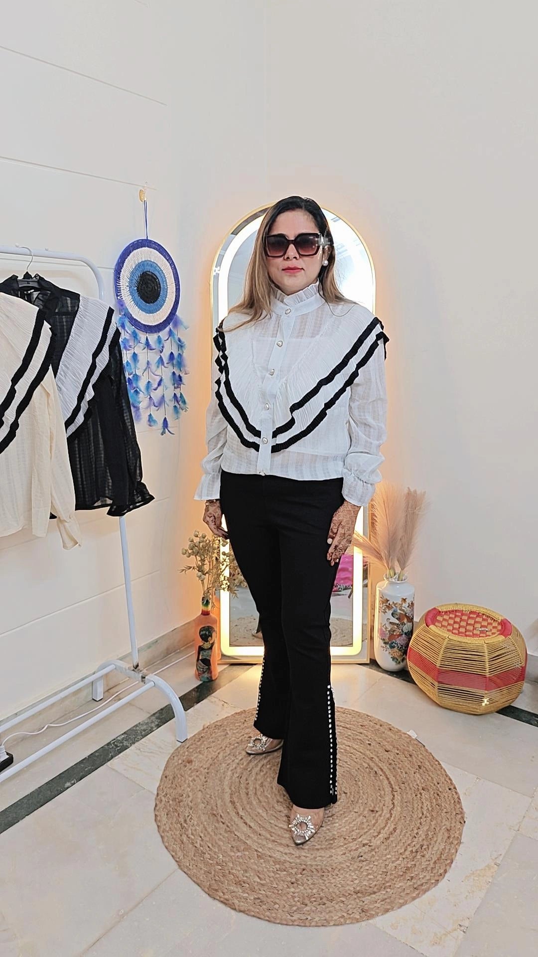 Chic and Classy ruffle shirt