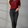 Elegant Bow-Knot Top
