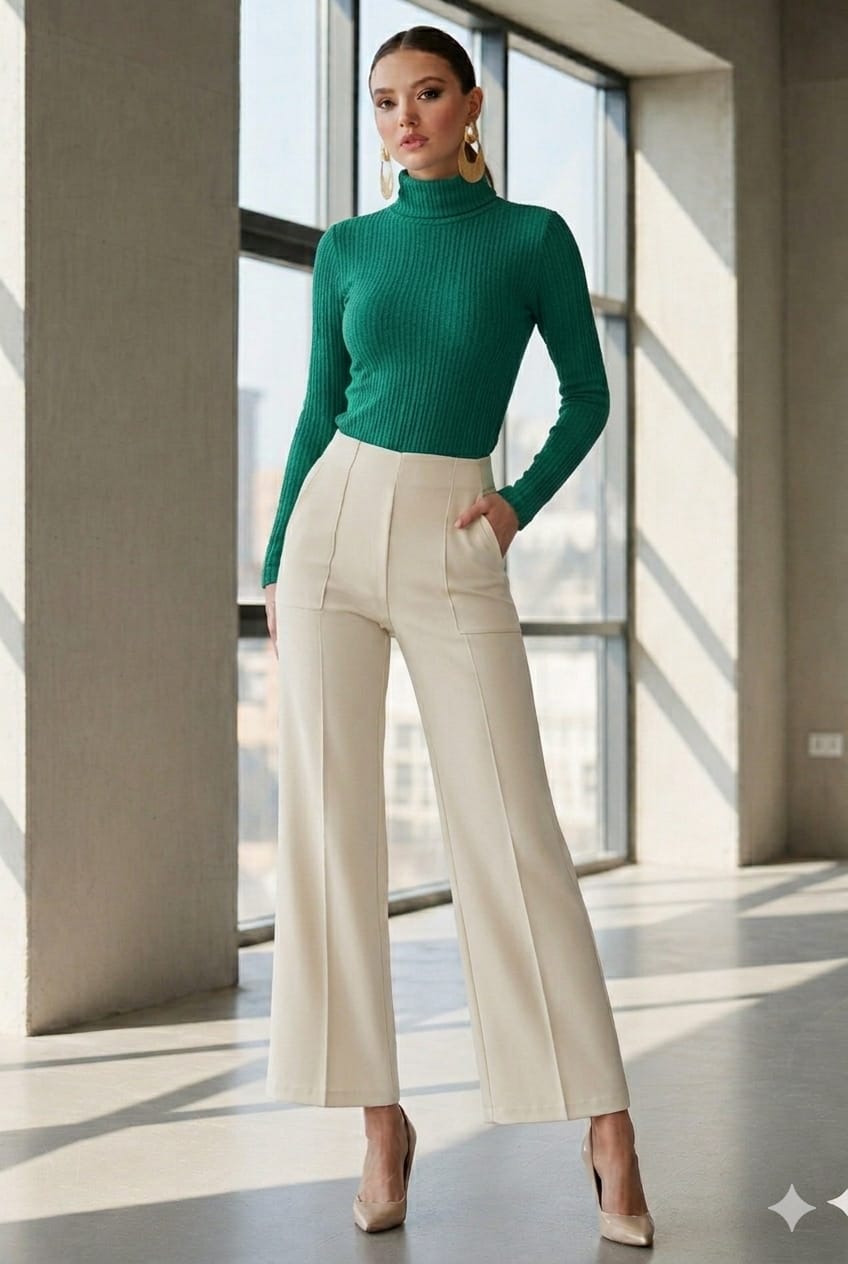 Power Fit High-Waist Culottes