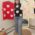 "Chic Kitty Bow Tops"