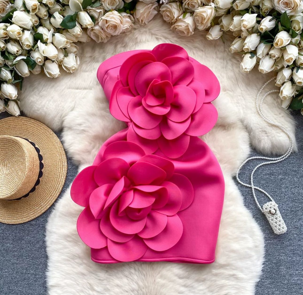 Chic & Sexy tube flower dress