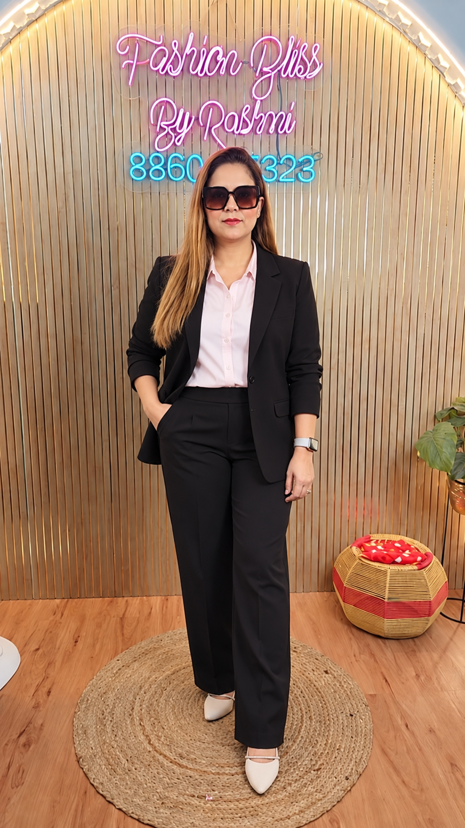 "Bold Confidence Formal / Casual Black Blazer