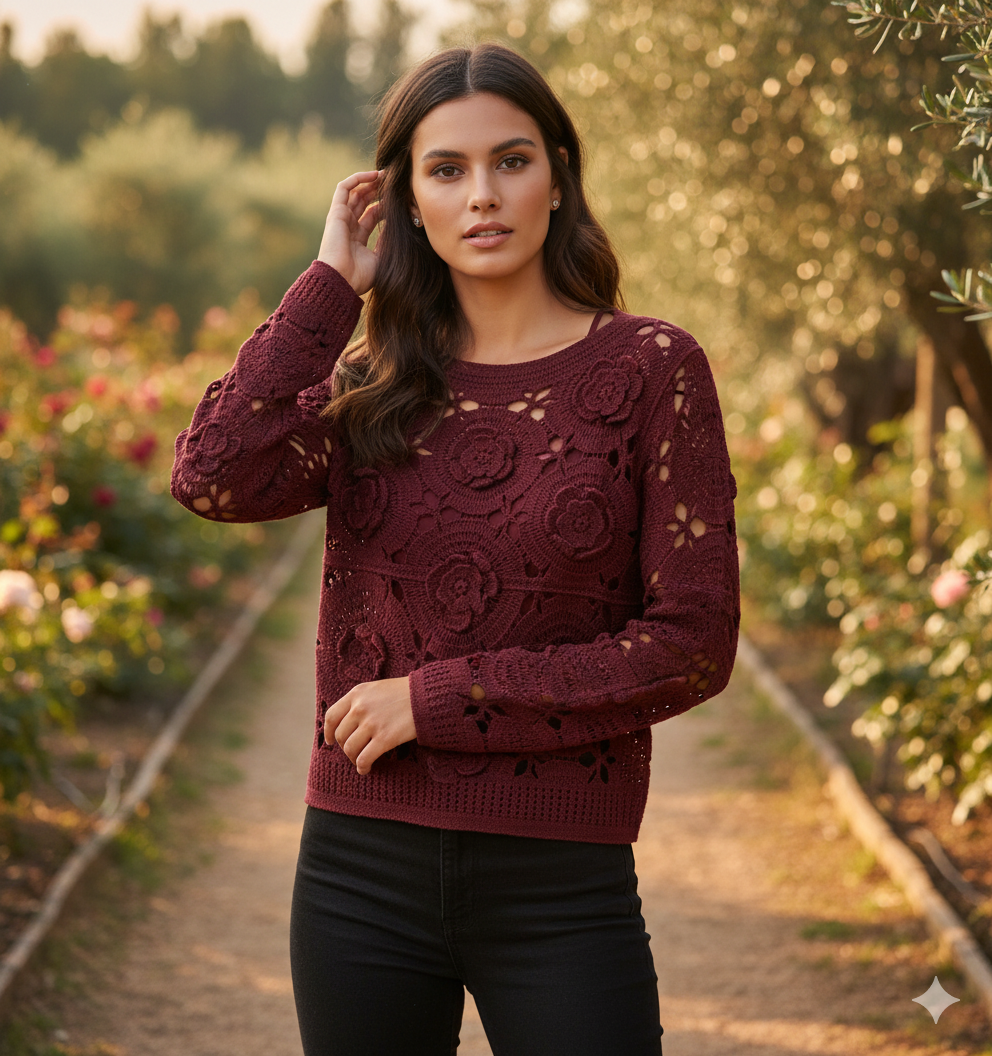 Smart trendy Crochet top