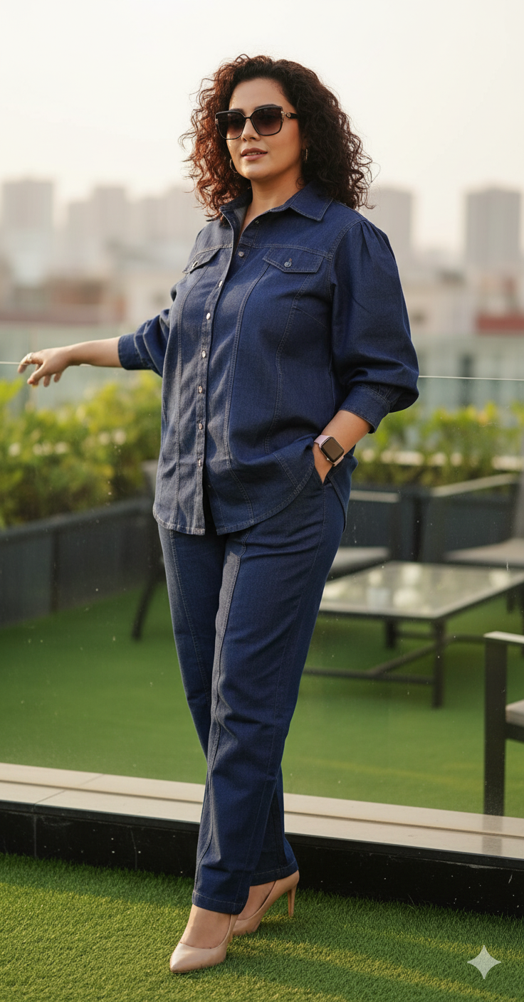 Denim casual Cordset