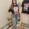 Love pink Kitty Sequin Tee – Cute Meets Chic!