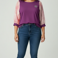 Plus Size casual trendy long top