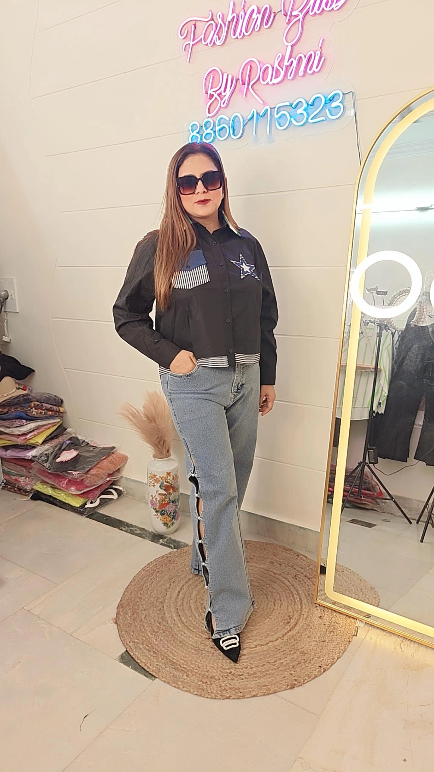 Star Patch Colorblock Shirts – Bold, Fun & Stylish!