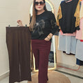 Women high waist comfortable pant