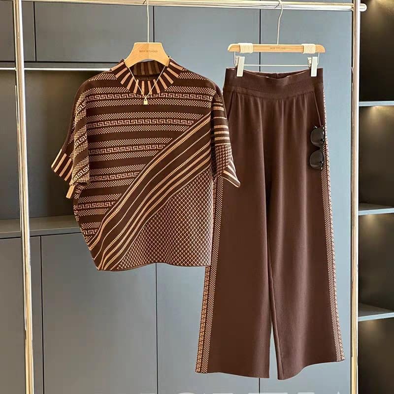 Luxury summer Knitted Coord Set"