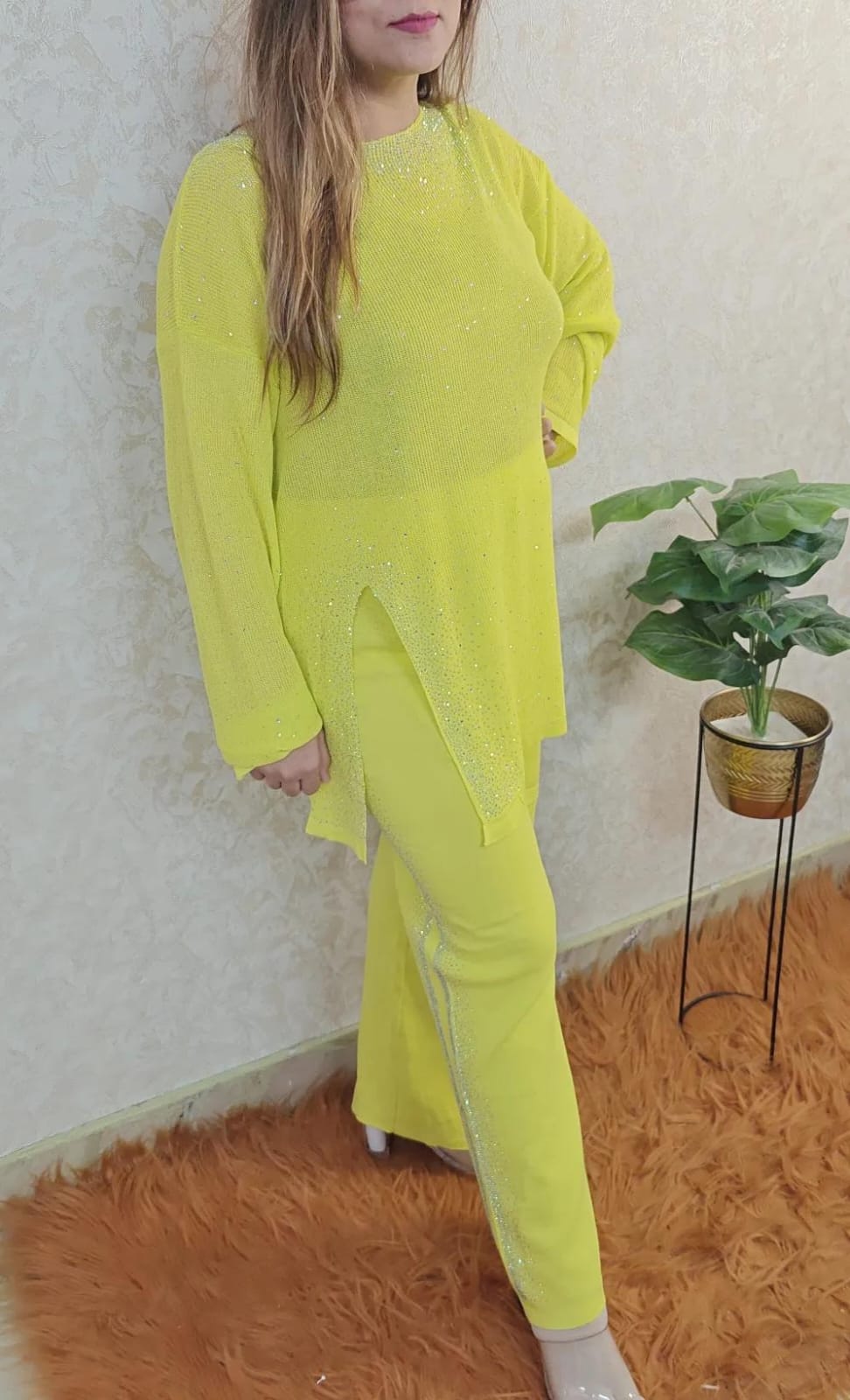 Summer party wear coordset.