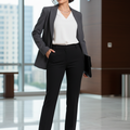 The Power Look: Black Formal Trousers