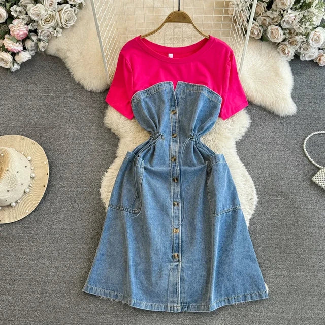 Denim dress