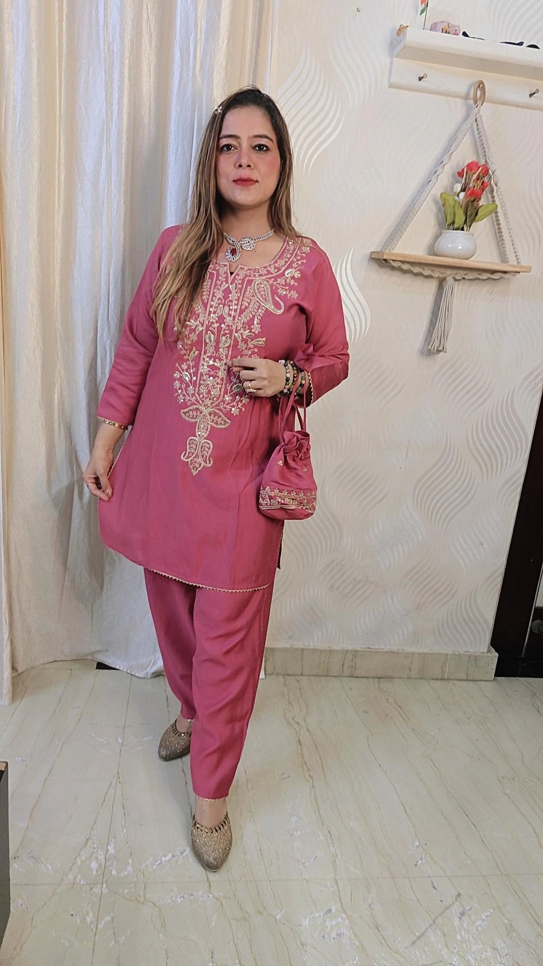 Festive Cordset with potli