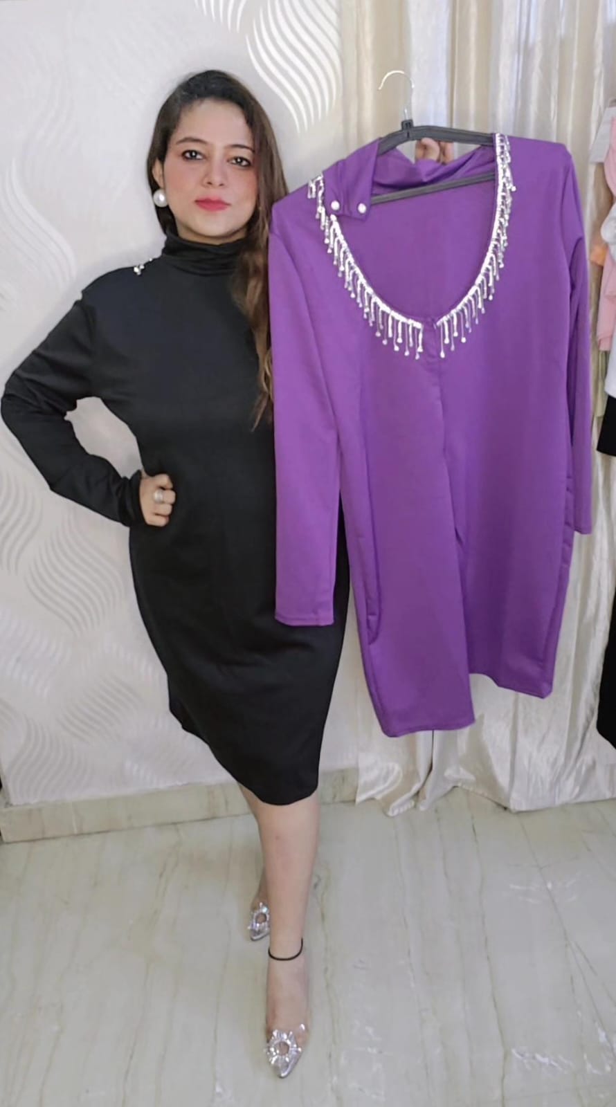 Classy, bold, and effortlessly chic dress