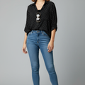 Classic cotton Polka Dot Oversized Shirt