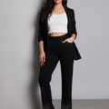 Premium Party wear high waist straight pant diamond with diamond work
