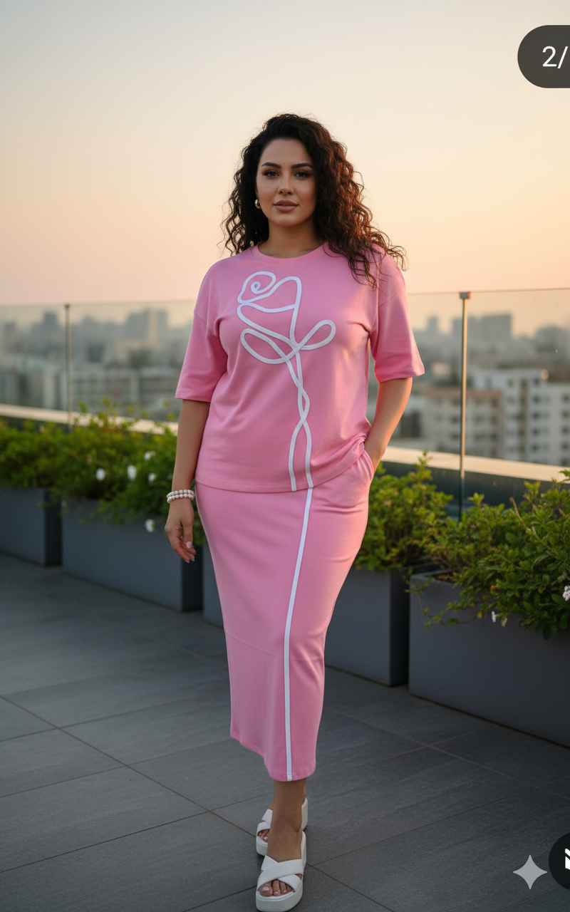 Bloom with Style: The Ultimate Rose Embroidered Co-ord Sets