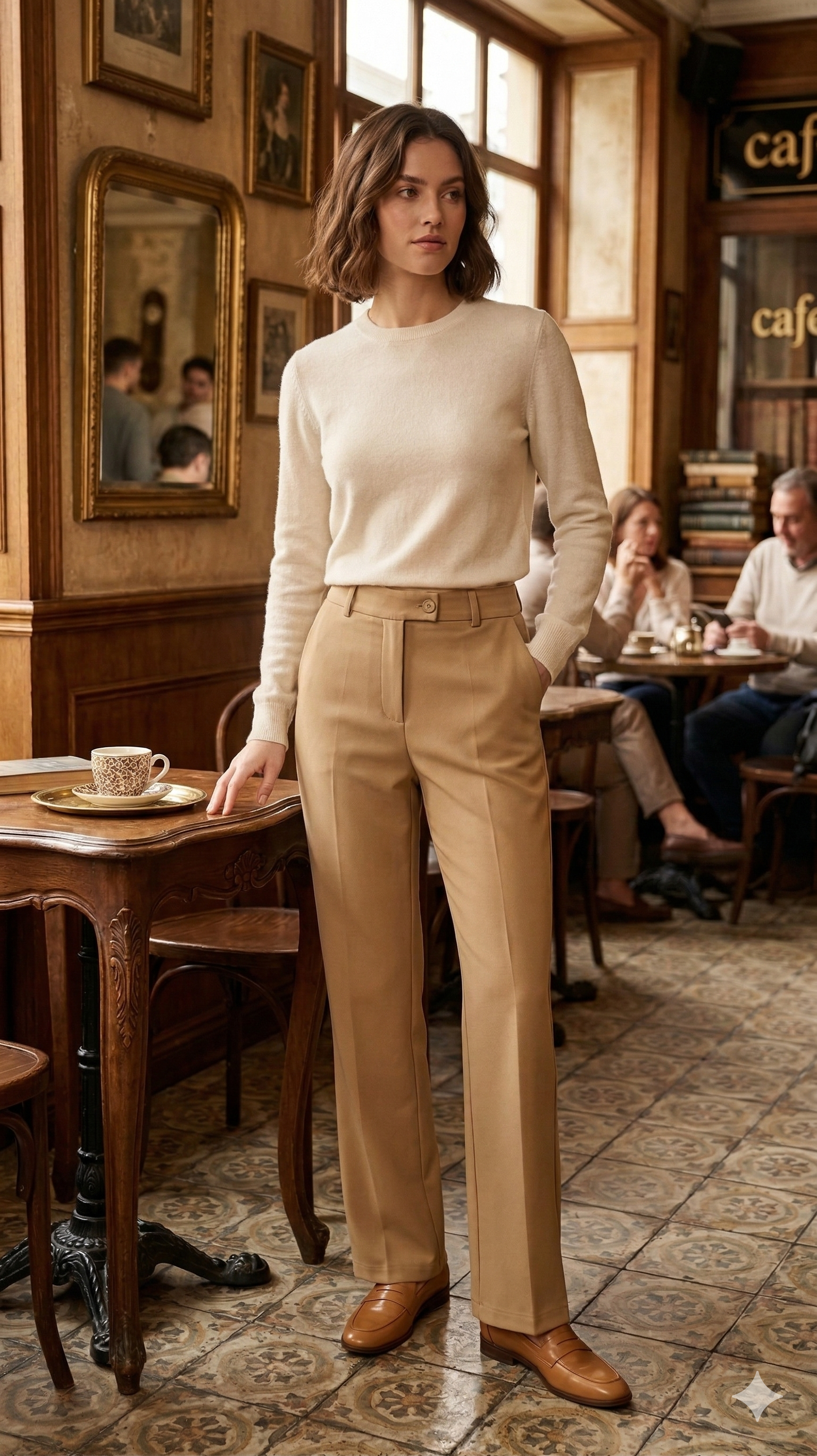 Classic Camel Tailored Pant