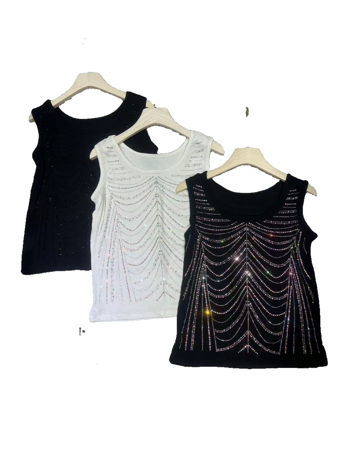 Midnight Web: Spiderweb Long Bustier Black/White/Silver