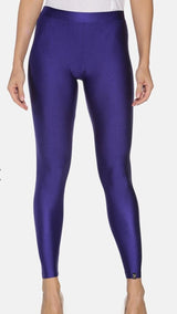 "Tummy tucker- Shimmering Sapphire Leggings – Bold & Sleek Style"