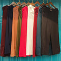 Causal broad leg buckle pant