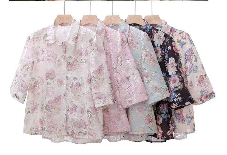 Vintage Garden Lace Shirt