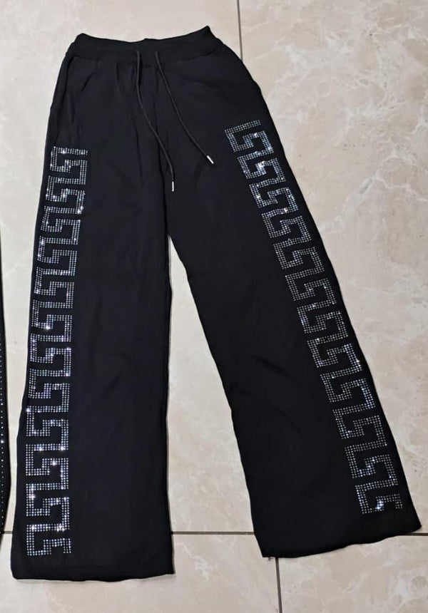 Women elasticated knitted pant free size