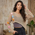 crochet 3D 🌺🌺 bustier top