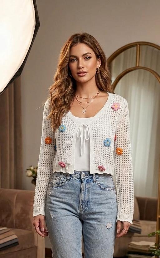 Crochet Shrug top with bustier 🩷✨