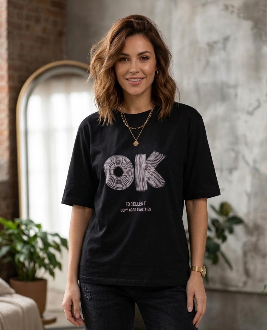 The "Excellent OK" Oversized Tee