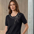 The Embellished bow Top