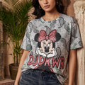 Minnie Mouse Paisley Graphic Oversized Tee