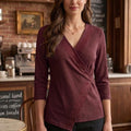 Sparkle V-Neck Asymmetric top