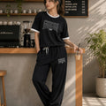 Premium Cotton Blend Graphic Co-ord set