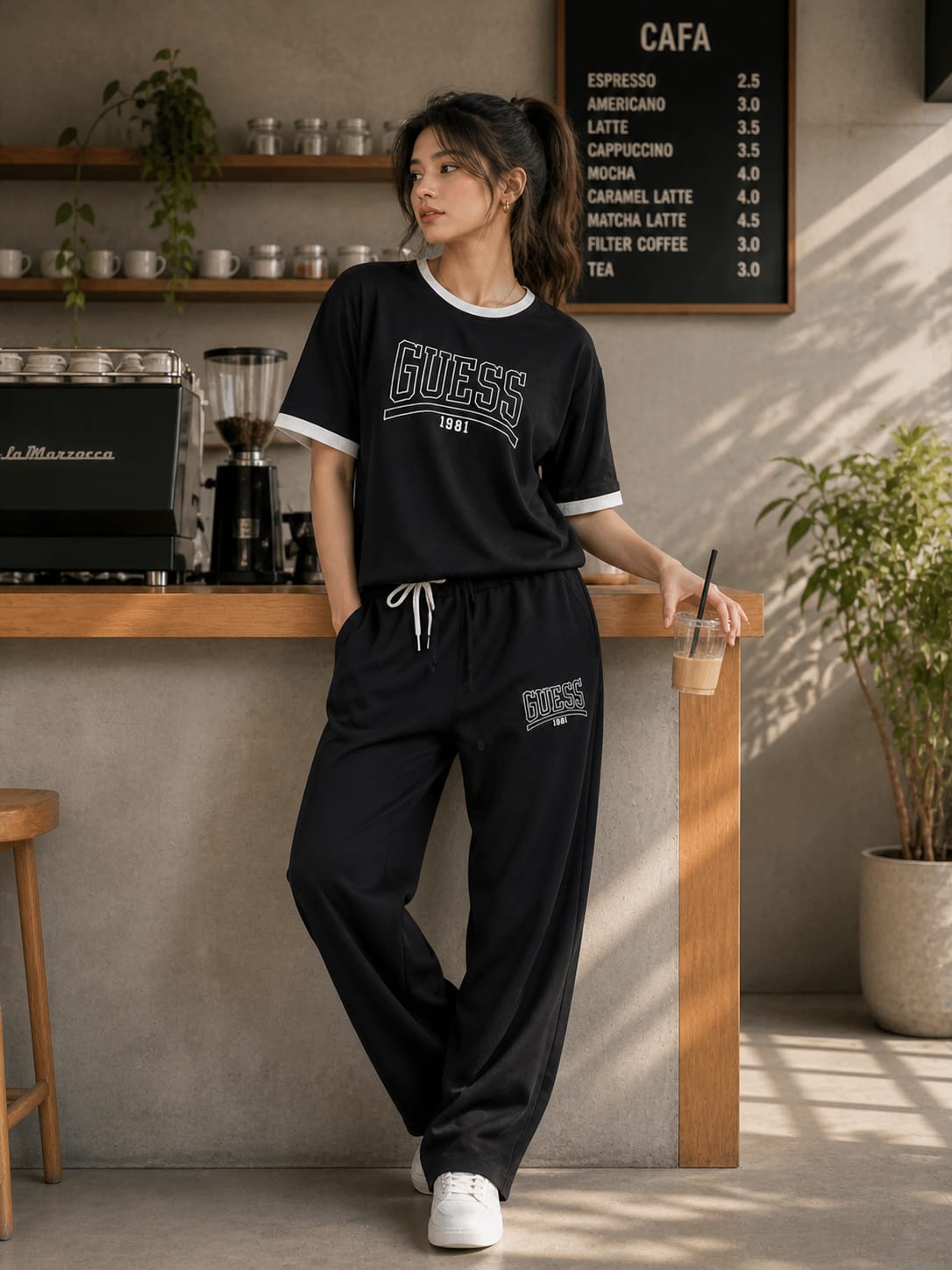 Premium Cotton Blend Graphic Co-ord set
