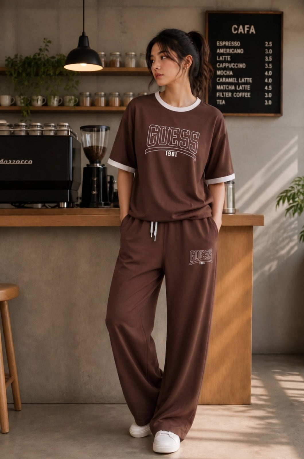 Premium Cotton Blend Graphic Co-ord set