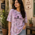 Urban Marble-Print Logo T-Shirt