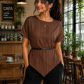 Linear Elegance Pointed with belt top