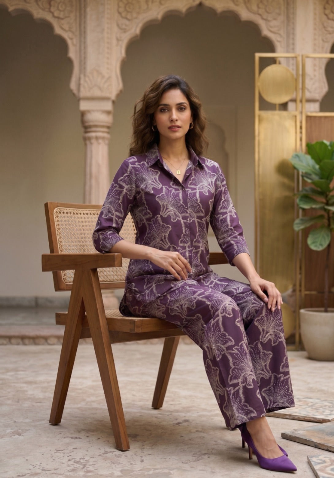 Aura Floral Print Co-Ord Set