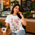 floral pearl tee