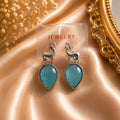 Flower Earrings with Center Pearl Detail