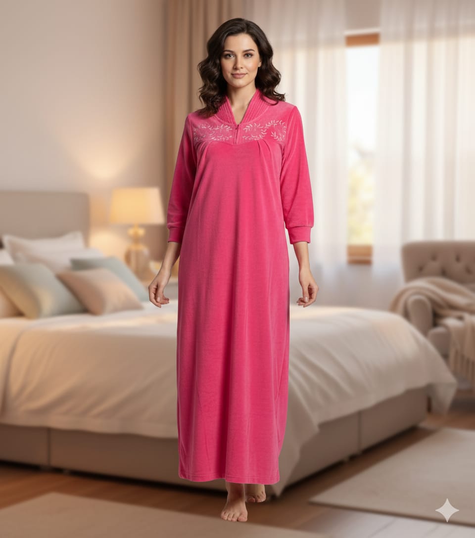 Cozy Velvet Night gown