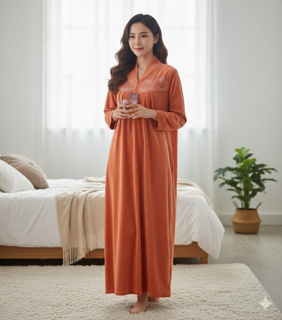 Cozy Velvet Night gown