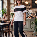 Women’s white & Black Sporty cord Set