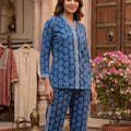Indigo Blue Mandala Print Co-ord set