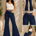 Boot cut blue basic classic denim jean